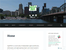 Tablet Screenshot of agilepdx.org